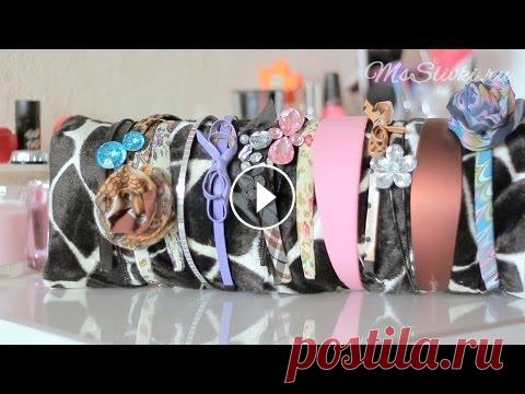 Подставка для ободков для волос за 5 минут своими руками ♥Буду рада видеть вас тут♥ Блог - Instagram - Twitter - Facebook - Vkontakte - Google+ - Другие видео: Идеи для хранения бижутерии и аксессуаров - Под...