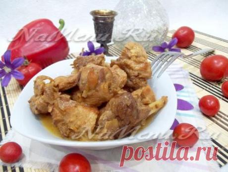 Кролик в сметане в духовке, рецепт с фото