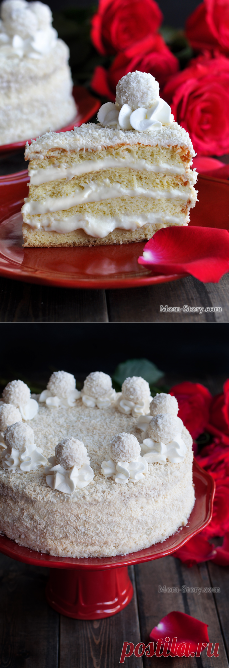 Торт Рафаэлло (Raffaello cake recipe) вместо тысячи слов... - Mom Story