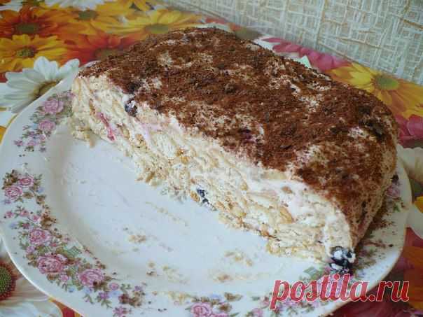 Торт СКОРЫЙ без выпекания.. | Самые вкусные рецепты