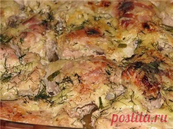 Курица в кефире. Вкусно!