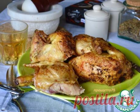 Курица на пивной банке - кулинарный рецепт