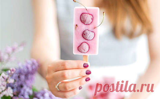 Как приготовить йогуртовое мороженое с вишней и корицей