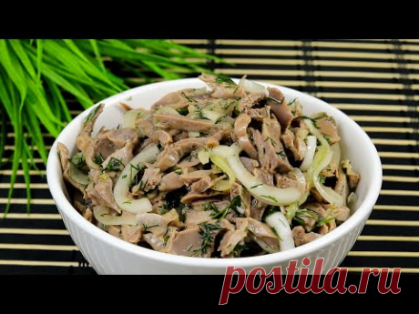 Популярная и очень вкусная закуска! КУРИНЫЕ ЖЕЛУДКИ "ЗАКУСОЧНЫЕ". Рецепт от Вкусные Советы!