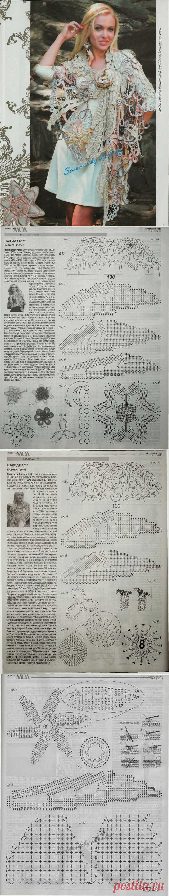 Irish crochet &: Capes Irish lace.