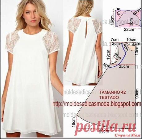 8 очень простых и стильных платьев на лето! Лучшие выкройки и идеи здесь! | Naget.Ru