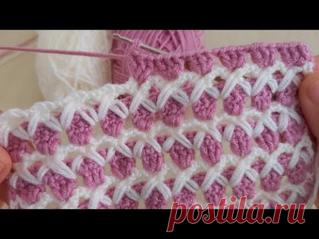 Amazing Easy Crochet Knitting - Cook Kolay Tig İşi Yelek Battaniye Örgü Modeli
