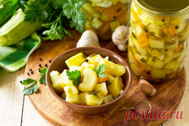 Маринованные кабачки как грузди
