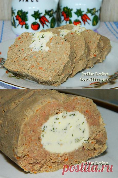 Рулет из куриной печёнки. Рецепт Юлии Высоцкой / Рецепты с фото