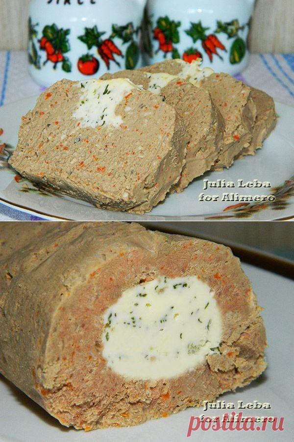 Рулет из куриной печёнки. Рецепт Юлии Высоцкой / Рецепты с фото