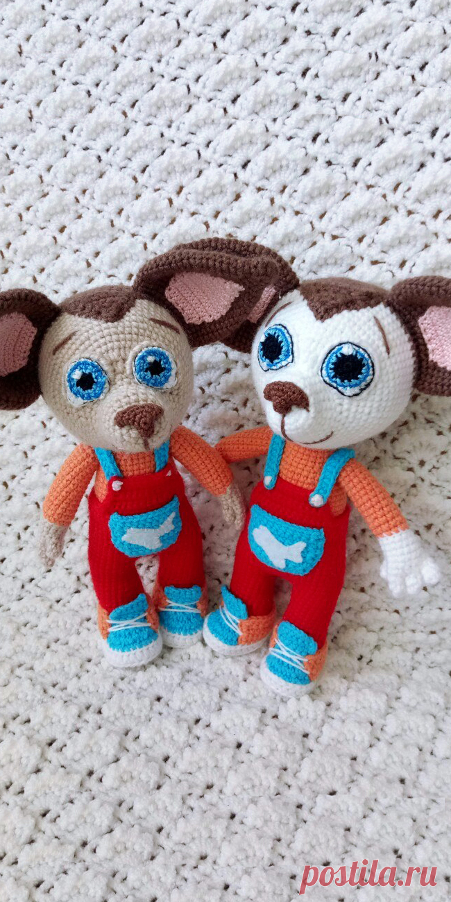 PDF Малыш Барбоскин крючком. FREE crochet pattern; Аmigurumi animal patterns. Амигуруми схемы и описания на русском. Вязаные игрушки и поделки своими руками  #amimore - Собака, пёс, собачка, щенок, пёсик.
