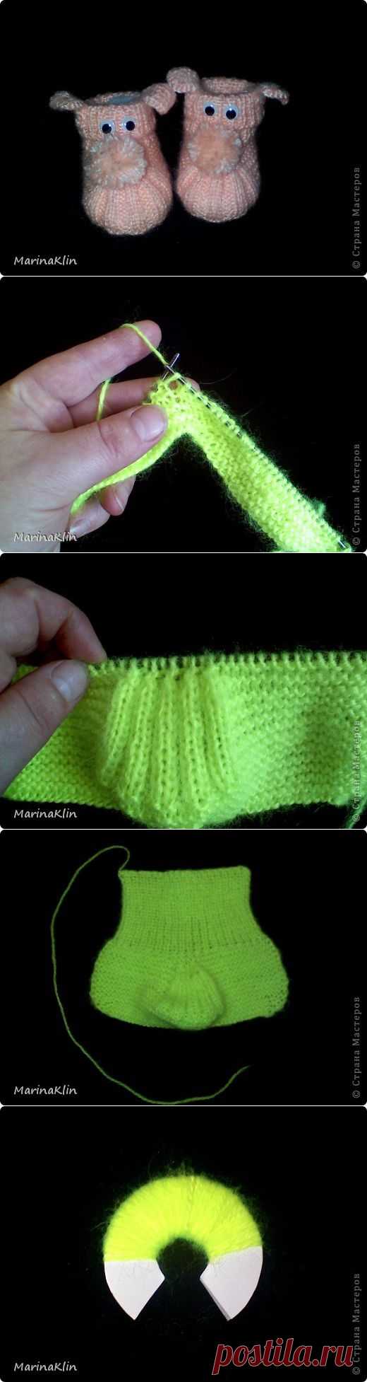 МК пинетки "Собачки" | Страна Мастеров