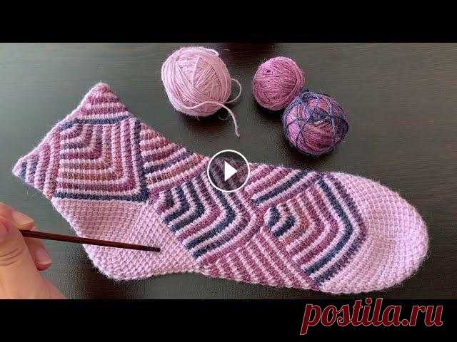 Tunisian crochet Socks // Носочки в стиле пэчворк тунисским крючком. Обзор и анонс платного МК. Pattern (English version): Мастер-класс (русский язык) Raverly: Мой Instagram: Raverly: Telegram: Etsy: Технические подробности:...
