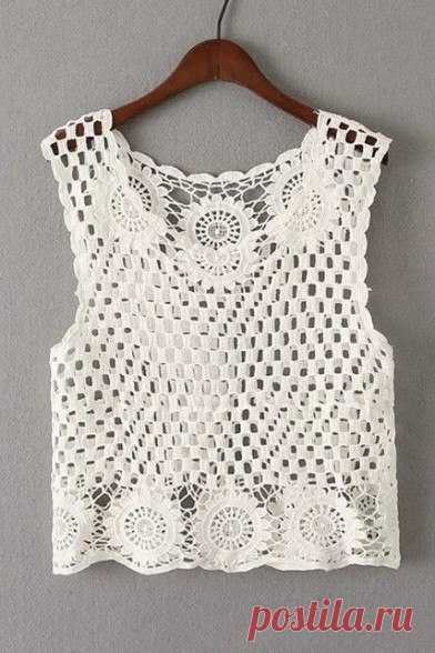 Delicadezas en crochet Gabriela: Blusa