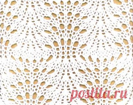 Вариант узора &quot;павлиний хвост&quot;.