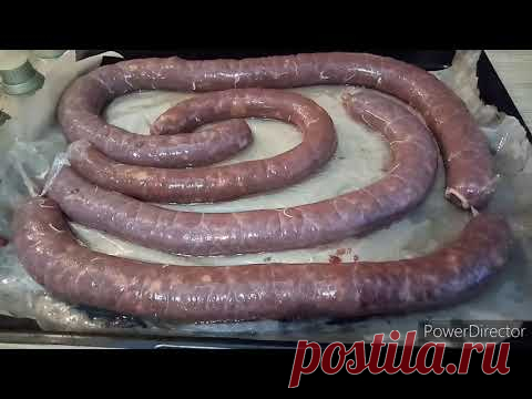 Печеночная колбаса своими руками!