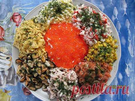 САЛАТ &quot;МОРСКОЙ&quot;.
