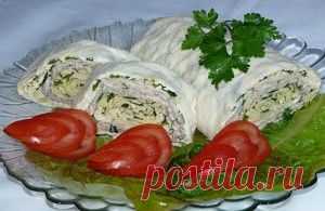 Рулет «мимоза»