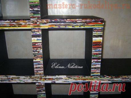 Полка из картона | Самоделкино