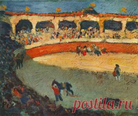 Картина Пабло Пикассо. Коррида. 1901 | Пабло Пикассо