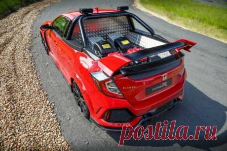Интересный пикап из Honda Civic Type R . Тут забавно !!!
