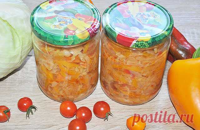 Салат «Осенний» на зиму — Домашняя кулинария