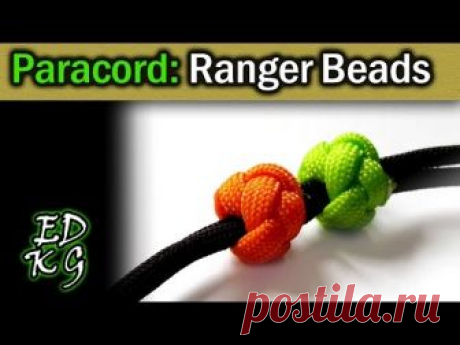 Simple Paracord: Ranger Beads (using Celtic Button Knot)