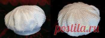 Береты крючком схемы вязания. Теплые зимние береты и летние ажурные береты крючком. - страница 3