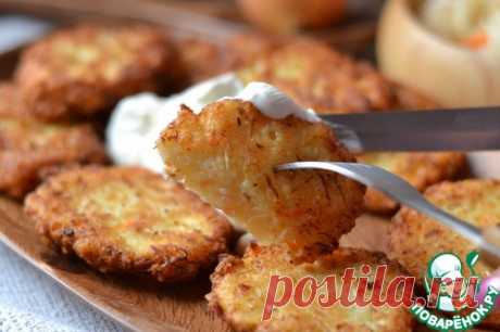 Картофельные драники с квашеной капустой – кулинарный рецепт