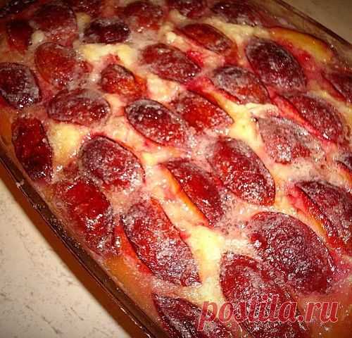 Сливовый пирог.