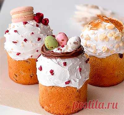 Кулич на сгущенном молоке: украшение для куличей, глазурь для кулича, фото