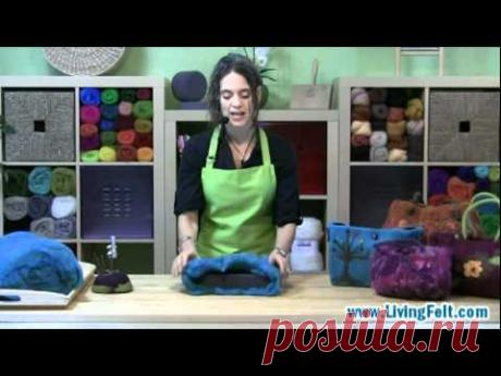 Needle Felting Tutorial Purse Kit - How To Needle Felt