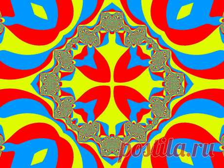 Bright Fractal Kaleidoscope  Free Stock Photo HD - Public Domain Pictures