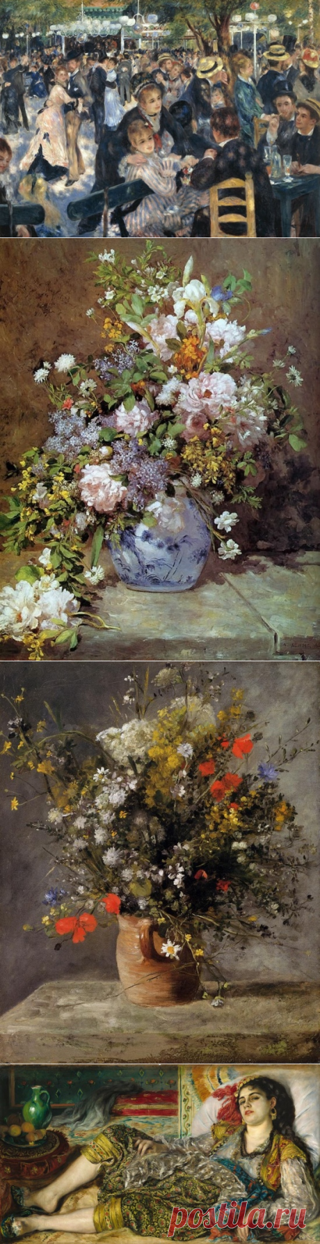 Художник Пьер Огюст Ренуар (Pierre-Auguste Renoir). Картины