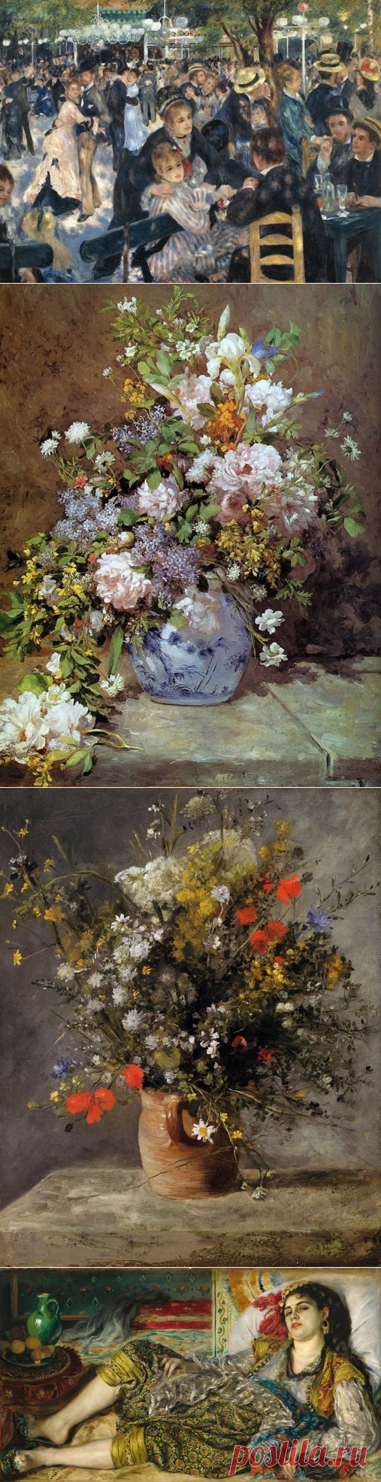 Художник Пьер Огюст Ренуар (Pierre-Auguste Renoir). Картины