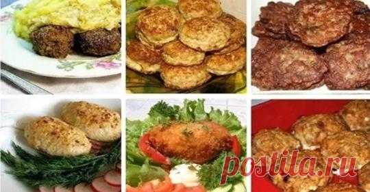 10 рецептов вкусных котлеток и тефтелек.🍖 Сохраните себе, пригодится!