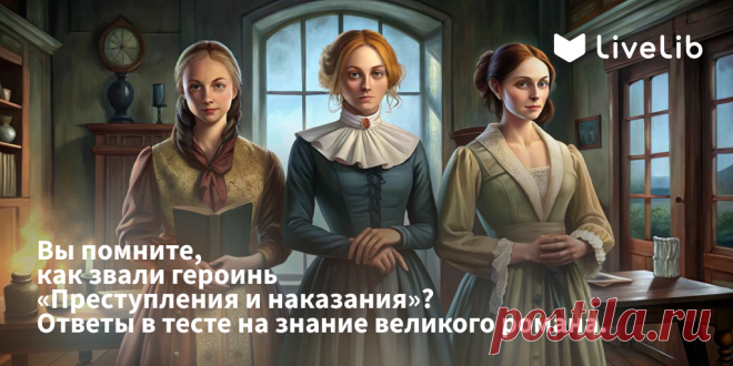 «Преступление и наказание»: проверяем себя на знание романа перед выходом новой экранизации РЕЗУЛЬТАТ: Результат: 8 / 10. Отлично, у вас хорошие знания, а теперь вы знаете о великом романе еще больше, чем до прохождения нашего теста.