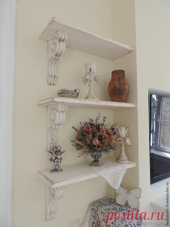 Полка на стену с консолью Шебби шик и полка в моей комнате – заказать на Ярмарке Мастеров – 4OWSPRU | Полки, Таганрог