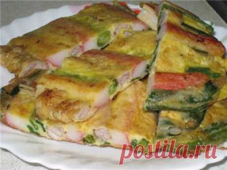 Закуска из мяса и крабовых палочек на шпажках : Закуски и бутерброды