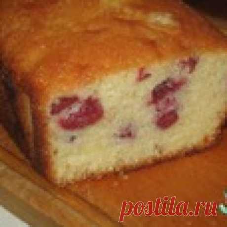 Очень вкусный кекс с вишней Кулинарный рецепт