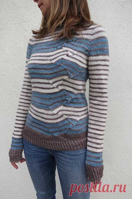Миссони сбоку - было бы классно на юбке. Ravelry: knitcou2ure's twist again and again