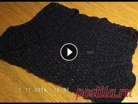 БОЛЕРО  Вечерний вариант По просьбе наших подписчиц и лично для девушки под ником The light of life сегодня вяжем кружевное болеро. Как довязать к нему рукавчики, смотрите объ...