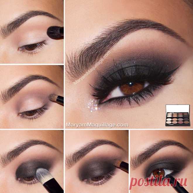 Классический дымчатый макияж Smokey Eye: