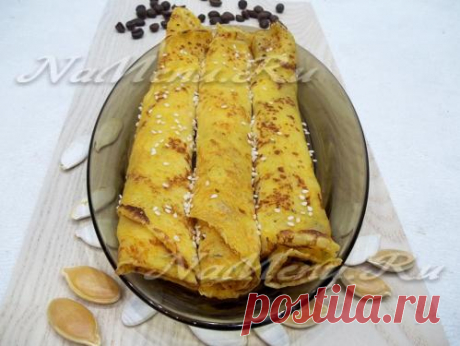 Тыквенные блинчики, рецепт