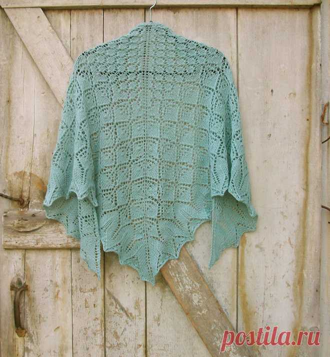 Ravelry: Белла Ботаника шали картины Карен Штрауса