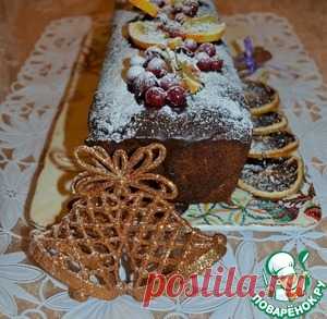 Кекс "Рождественский" на красном вине - кулинарный рецепт
