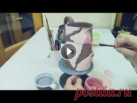 Роспись керамики глазурями. Роспись керамики. Как расписывать глазурями. Расписывать керамику можно не только пигментами и ангобами. Очень интересные эффекты можно получить, испо...