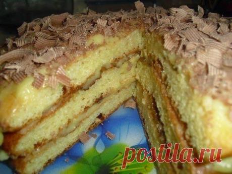 Самые вкусные рецепты: Торт "Пышный" из творога