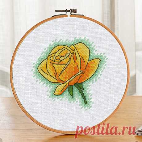 Роза - EPattern - Схемы вышивки крестом. Блог о вышивке.