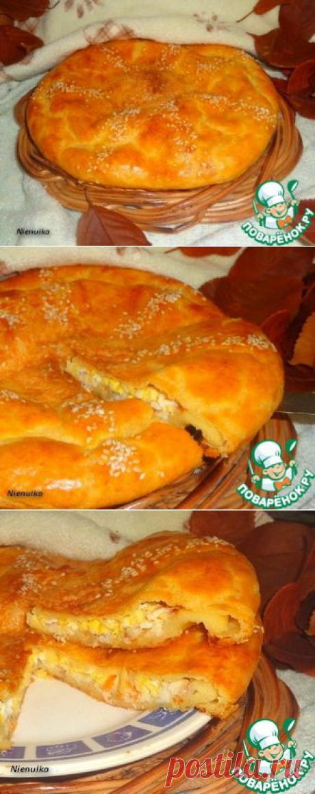Пирог &quot;Просто фантастика&quot; - кулинарный рецепт